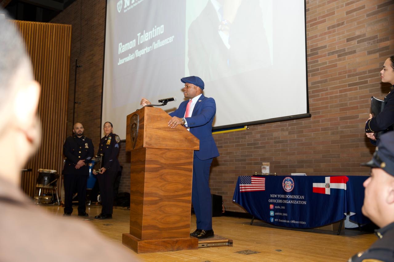 Reconocen a Ramón Tolentino en Nueva York por su lucha contra la criminalidad