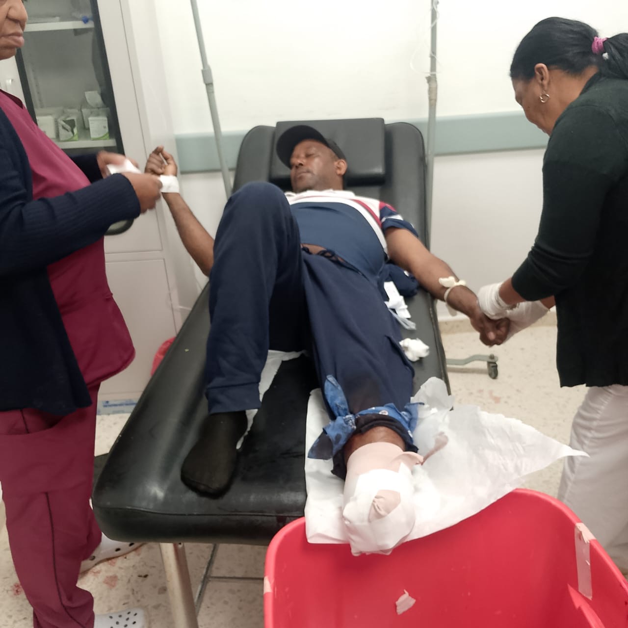 Trabajador pierde un pie tras accidente con motosierra en Sabana Grande de Boyá