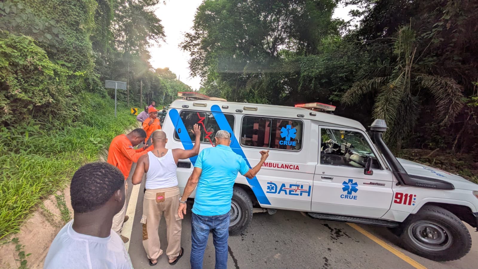 Varias personas heridas tras accidente de tránsito en Bayaguana