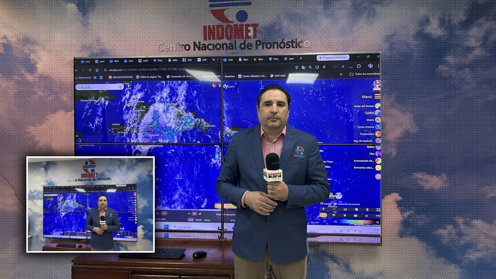 Vaguada mantendrá lluvias durante 48 horas; Indomet emite avisos y alertas para 15 provincias