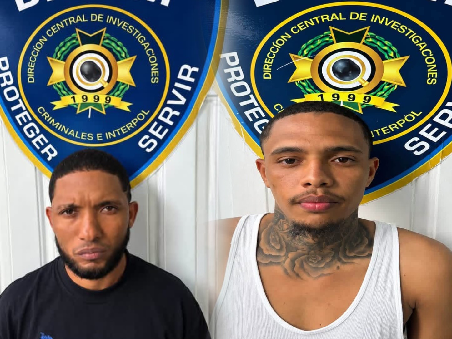 Apresan dos hombres con armas de fuego y drogas en Sabana Grande de Boyá